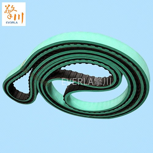 包裝機械皮帶，淺綠橡膠同步帶木工行業(yè)適配